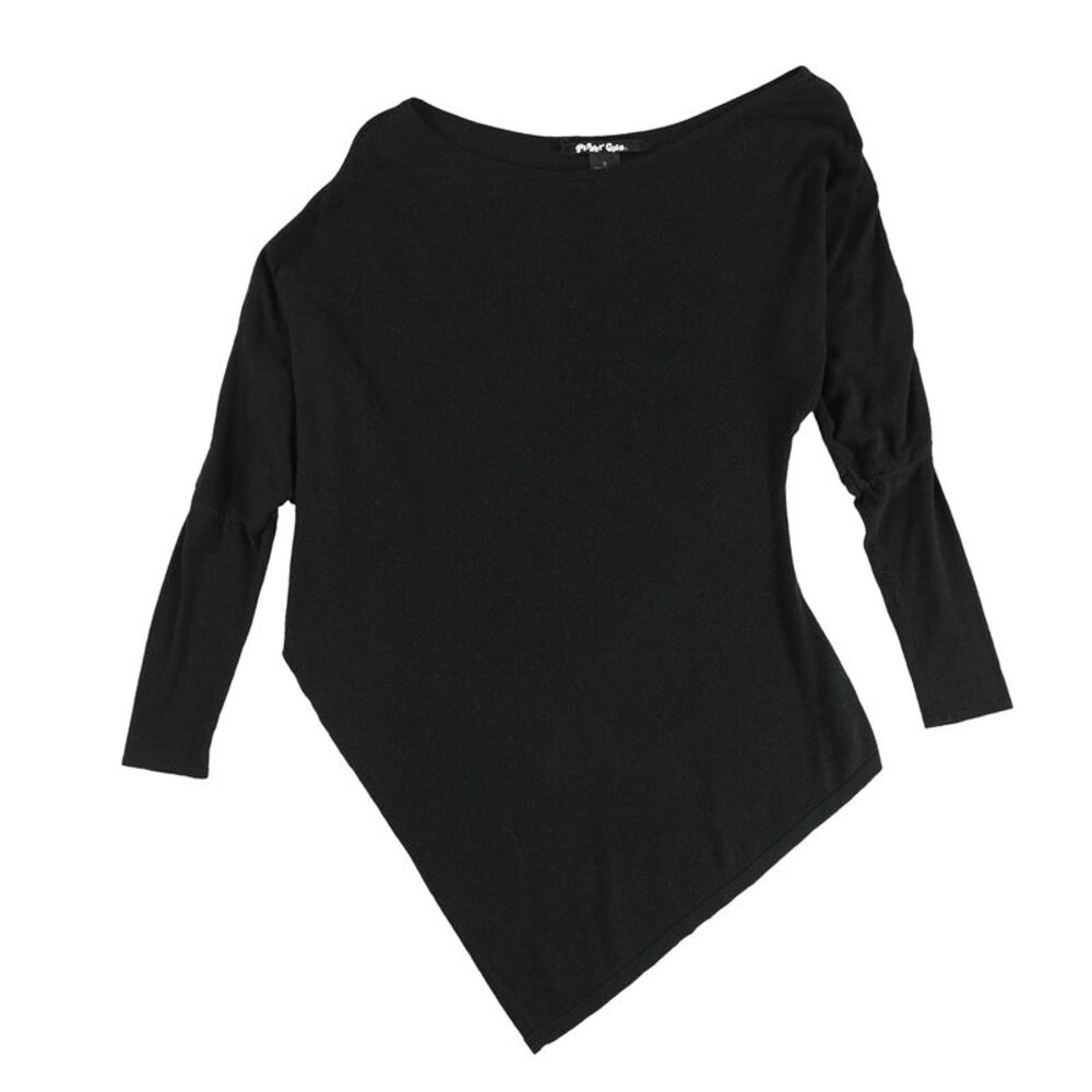 Player Gold Womens Asymmetrical Batwing Basic T-Shirt, NWT